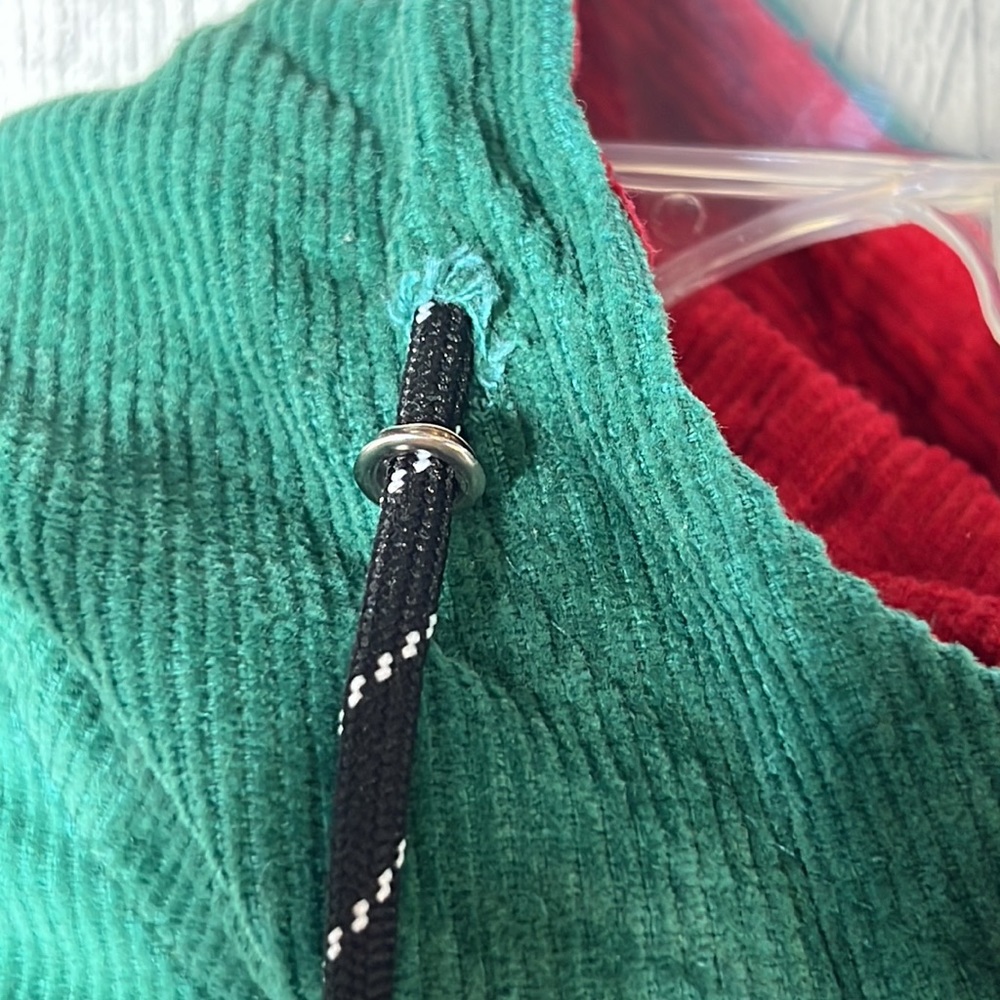 Zaful Color Block Corduroy Jacket Size Small - image 7